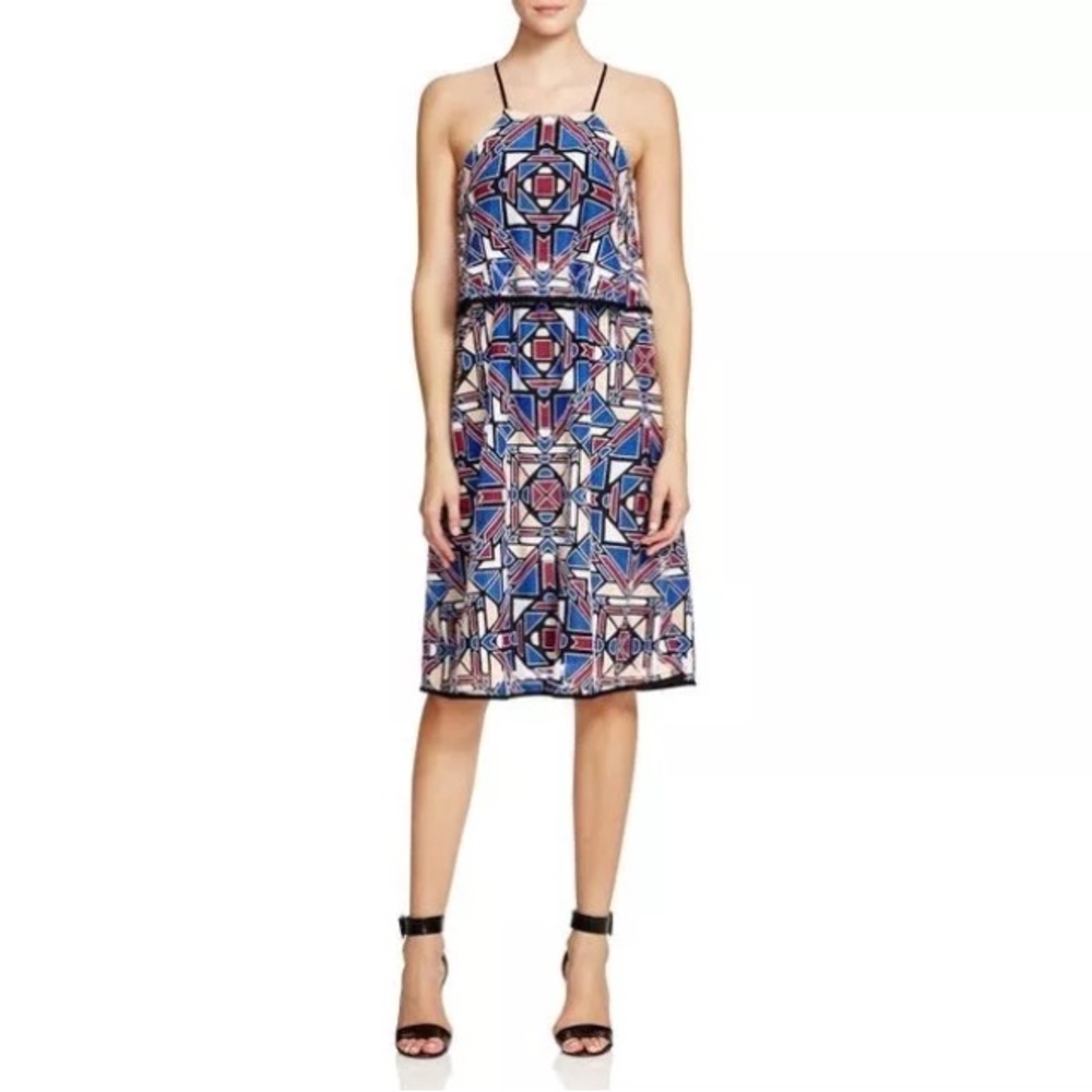 ANTHROPOLOGIE ELLA MOSS RUDY ASTRA DIAMOND DRESS